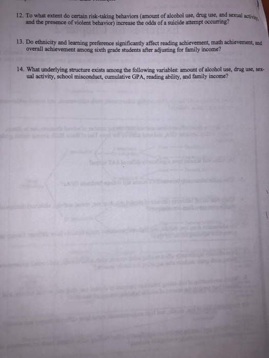 Solved Exercises for Chapter 2 Directions: The research | Chegg.com