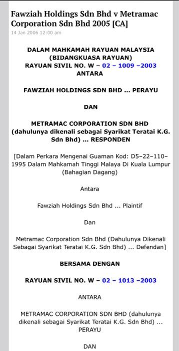 THIS SUBJECT IS BUSSINESS LAW ( Malaysia)Question: 1.  Chegg.com