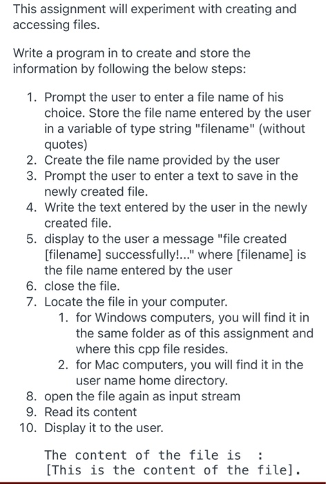 Solved This Assignment Will Experiment With Creating And | Chegg.com