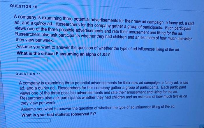 Solved QUESTION 10 A company is examining three potential | Chegg.com