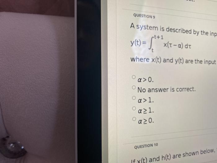 Solved The system as described by the input output | Chegg.com