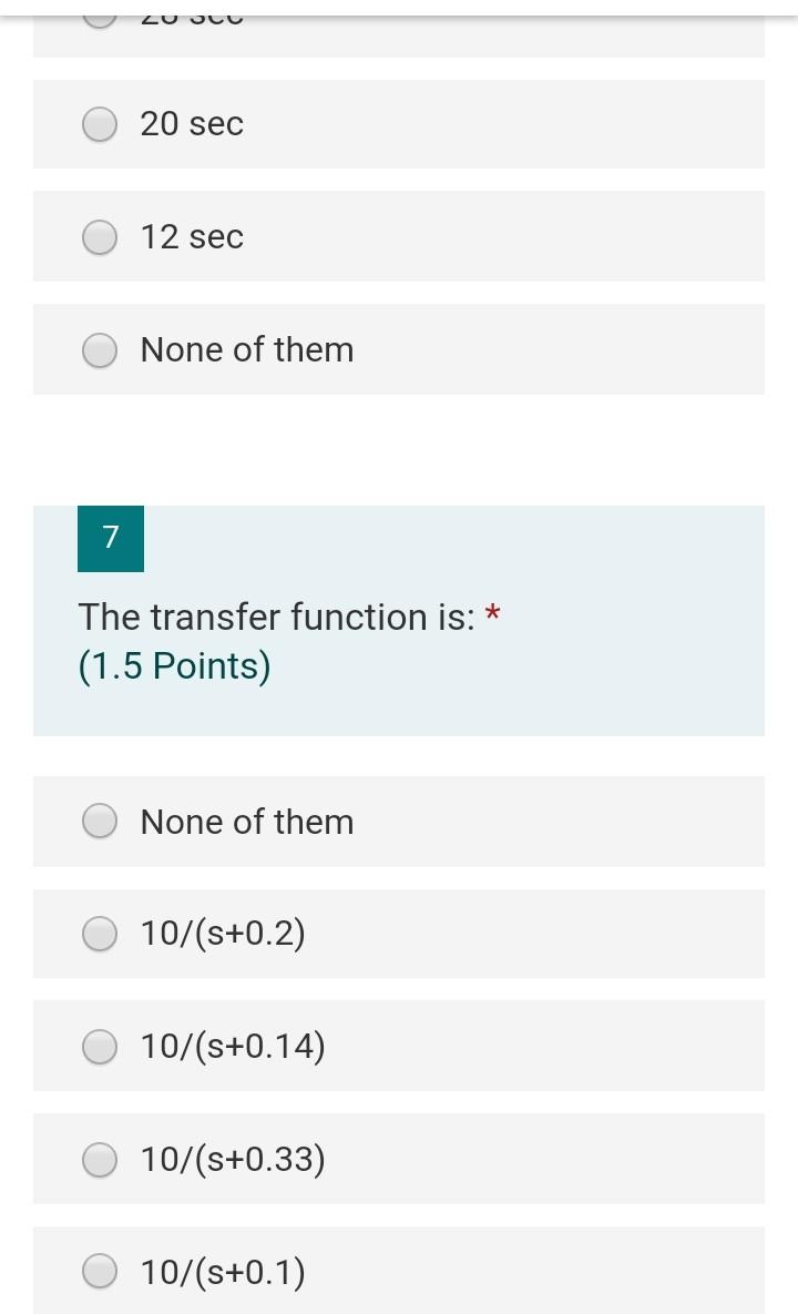Solved A unit step response is shown in the figure, | Chegg.com