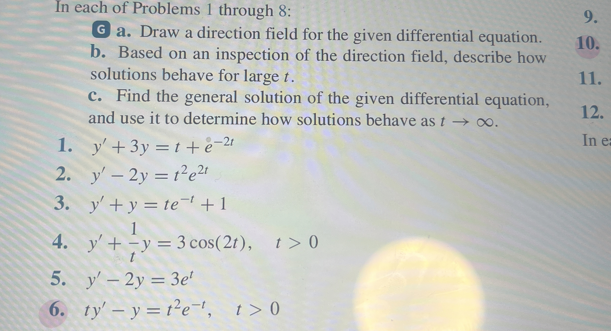Solved In each of Problems 1 ﻿through 8:G a. ﻿Draw a | Chegg.com