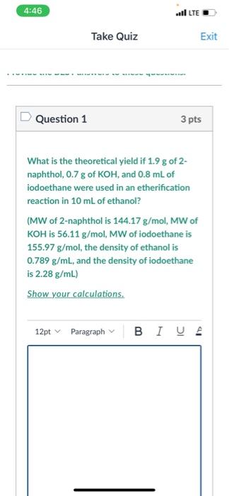 Solved Quiz Instructions Question 2 1 pts Please answer the | Chegg.com