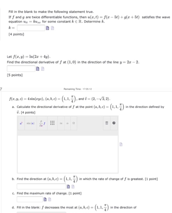 Solved Fill in the blank to make the following statement | Chegg.com