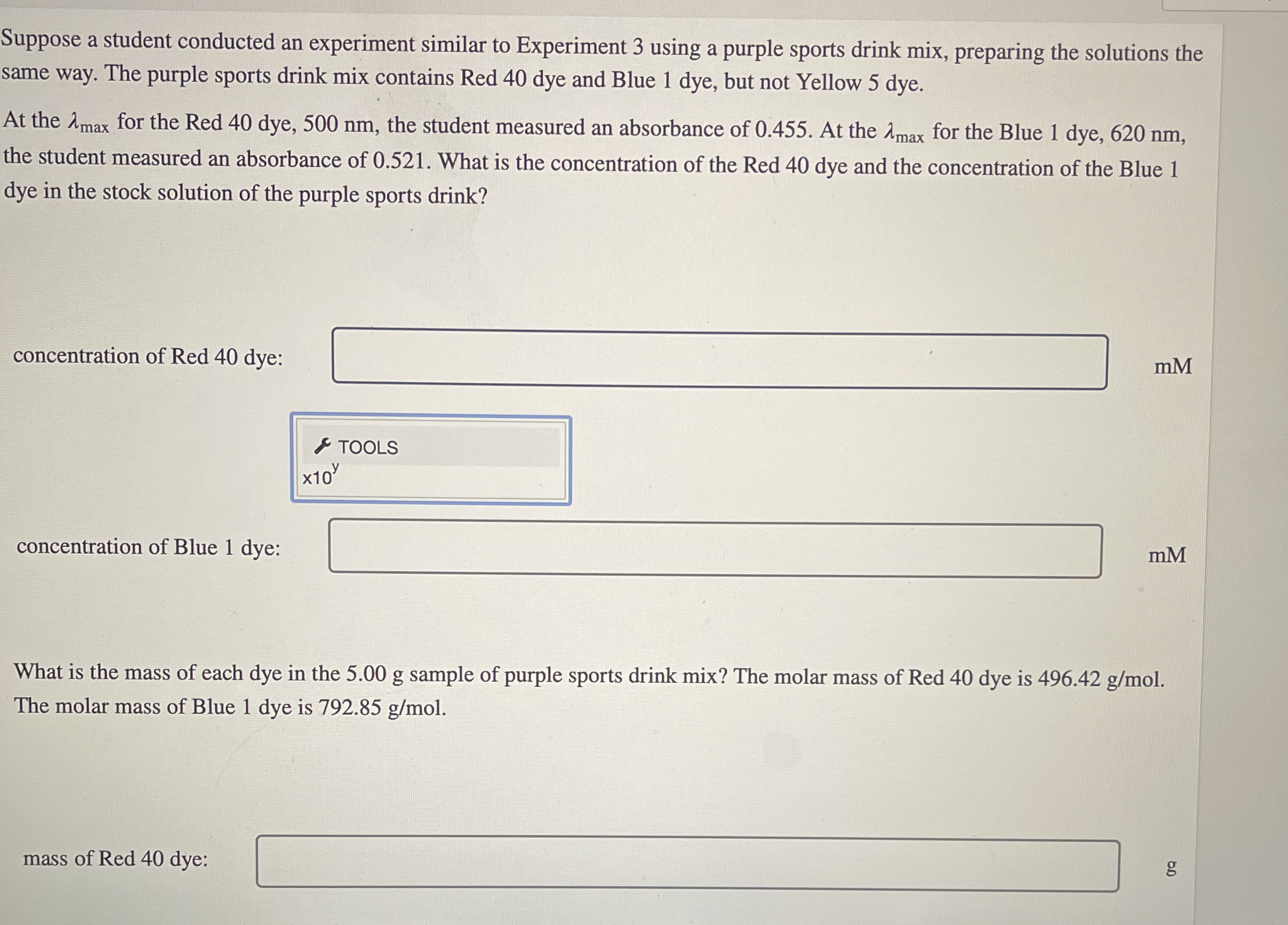Solved Suppose a student conducted an experiment similar to | Chegg.com