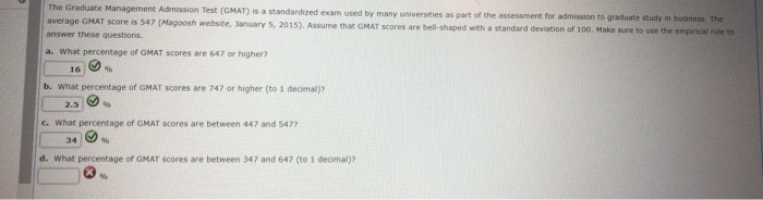 Solved: The Graduate Management Admission Test (GMAT) Is A Sns-Brigh10