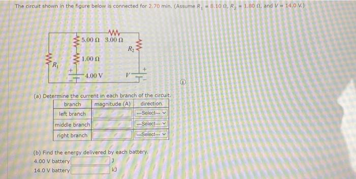 Solved The circuit shown in the figure below is connected | Chegg.com