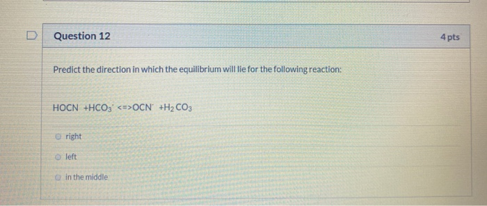 Solved Predict The Direction In Which The Equilibrium Will Chegg Solved Predict The Direction In Which The Equilibrium Will Chegg