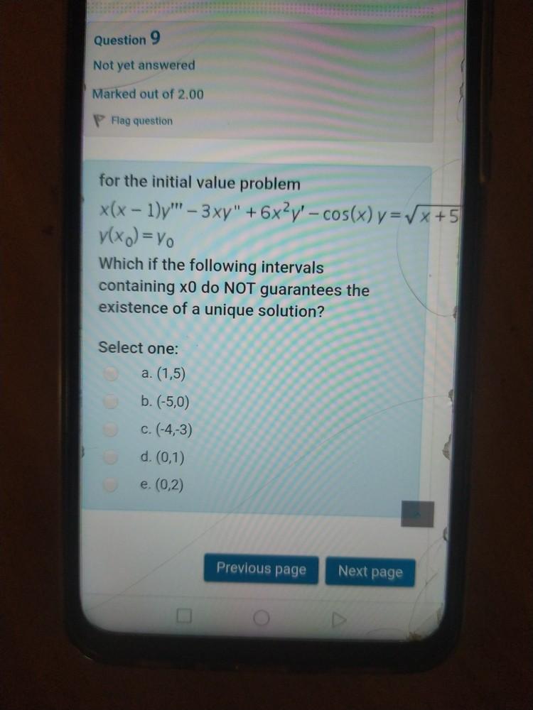 Solved Question 9 Not yet answered Marked out of 2.00 P Flag | Chegg.com