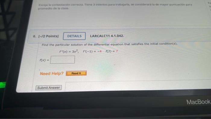 Ficoja lo contentacibh rorrecta, Thene 3 intentios psra trabajaris, se conwiderara la de mabror puntuacion para promedio de i