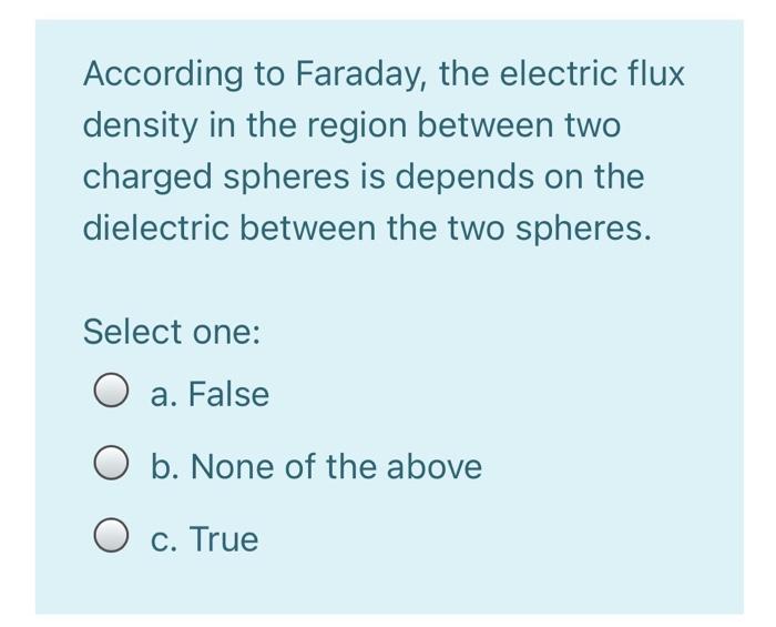 Solved The electric flux density at the surface of a sphere | Chegg.com