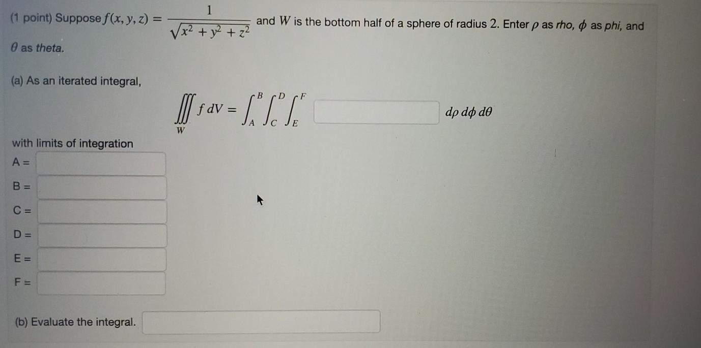 Solved 1 Point Use The Change Of Variables S Xy 1 Chegg Com