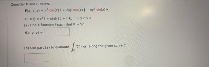 Solved Consider F And C Below. | Chegg.com