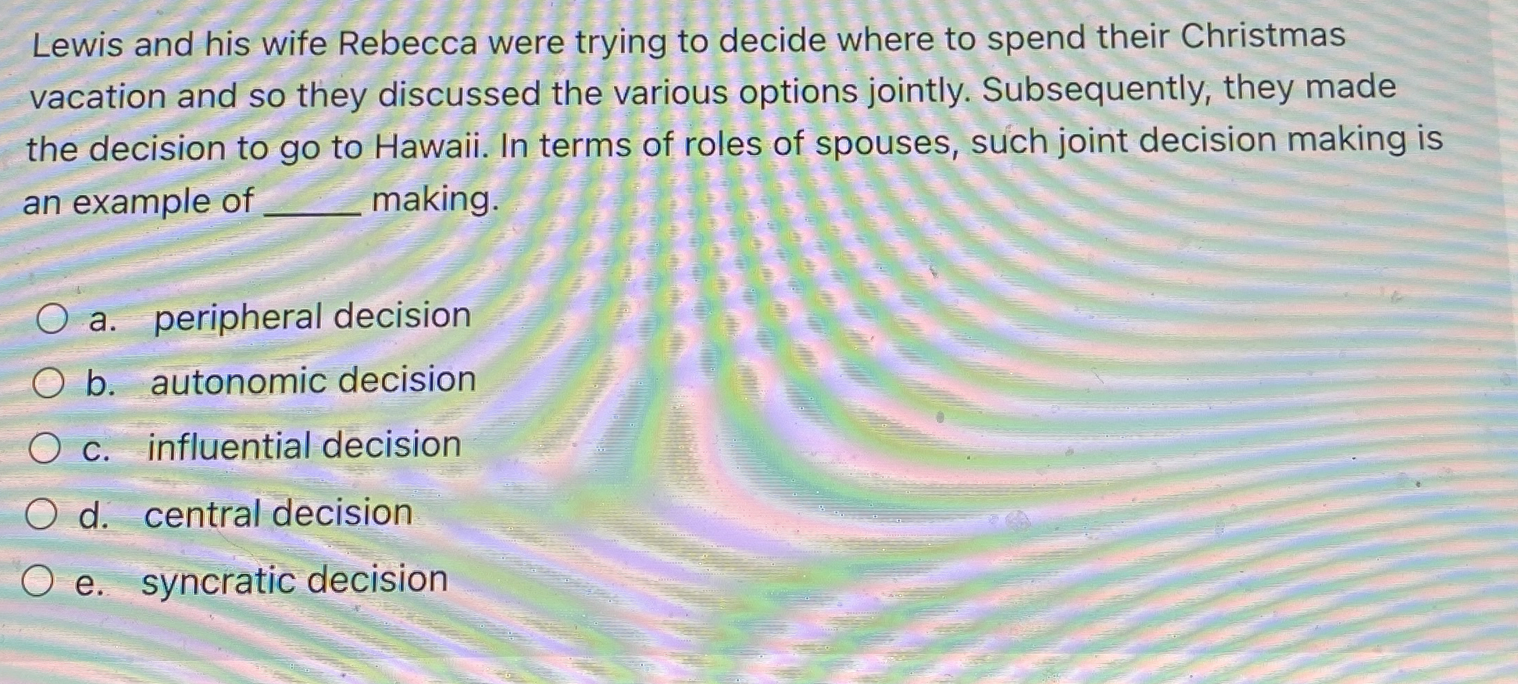 Solved Lewis and his wife Rebecca were trying to decide | Chegg.com