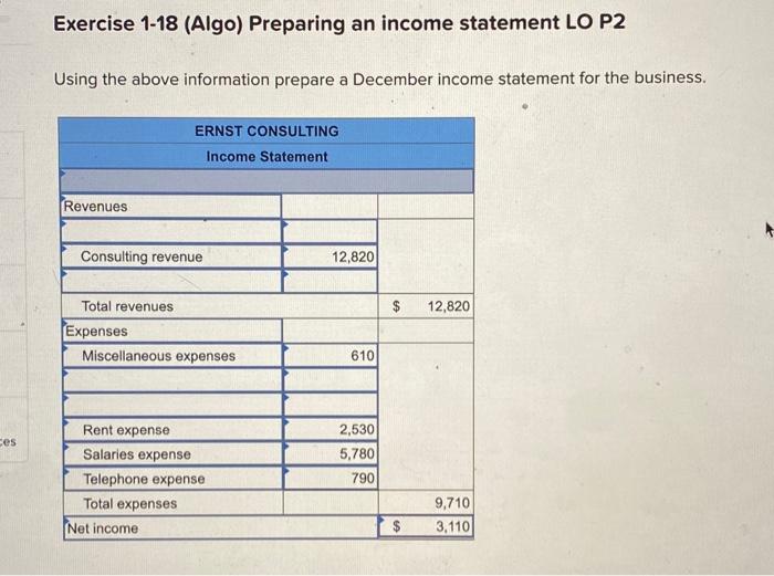 Problem 1 5a Algo Preparing A Balance Sheet Lo P2