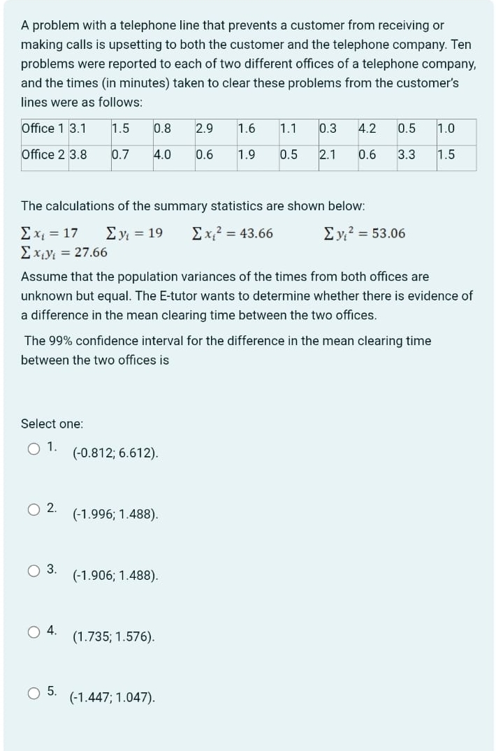 Statics Telephone Line Problem Solved A problem with a telephone line that prevents a | Chegg.com