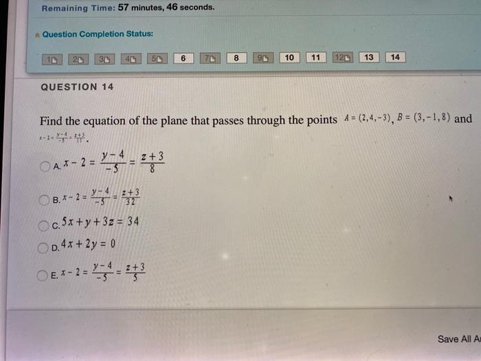 Solved Remaining Time: 57 minutes, 46 seconds. Question | Chegg.com