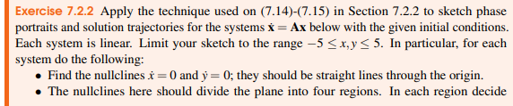 Please Solve BExercise 7.2.2 ﻿Apply The Technique | Chegg.com