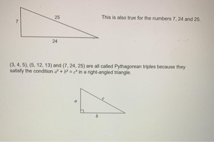 Solved Task The Numbers 3 4 And 5 Satisfy The Condition 32 Chegg Com