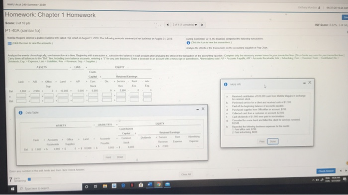 Solved www Act 2030 Homework: Chapter 1 Homework Score | Chegg.com