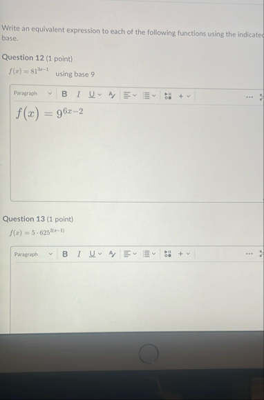 Solved Write an equivalent expression to each of the | Chegg.com