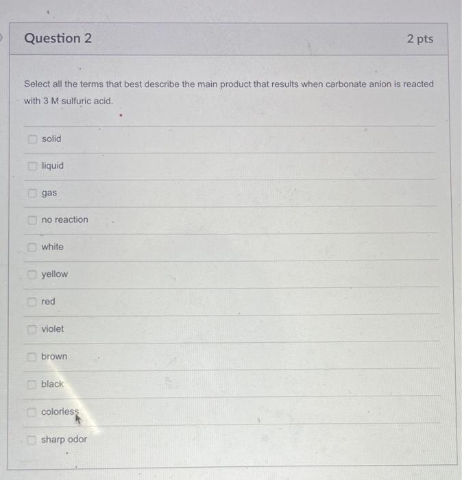 Solved Question 2 2 pts Select all the terms that best | Chegg.com