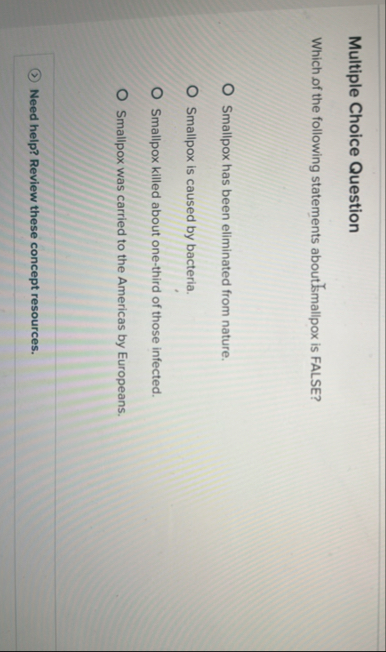 Solved Multiple Choice QuestionWhich of the following | Chegg.com
