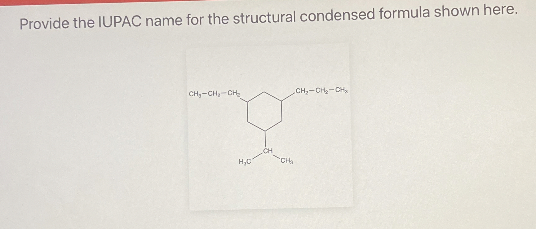 Solved Provide the IUPAC name for the structural condensed | Chegg.com