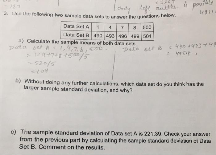 Solved The table below gives the summary statistics for the | Chegg.com