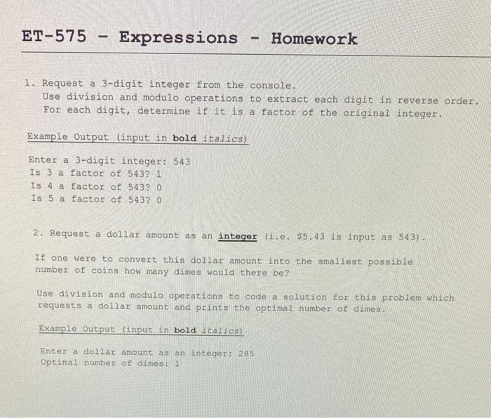 solved-1-request-a-3-digit-integer-from-the-console-use-chegg