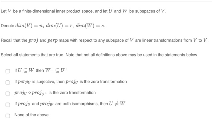 Solved Let A be an m x n matrix and let R be the reduced row