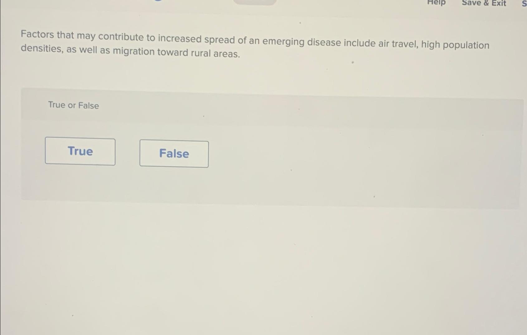 Solved Factors that may contribute to increased spread of an | Chegg.com