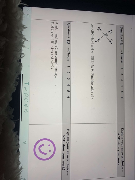 Solved Question #11 Choose 1 2 3 4 5 Explain your answer | Chegg.com