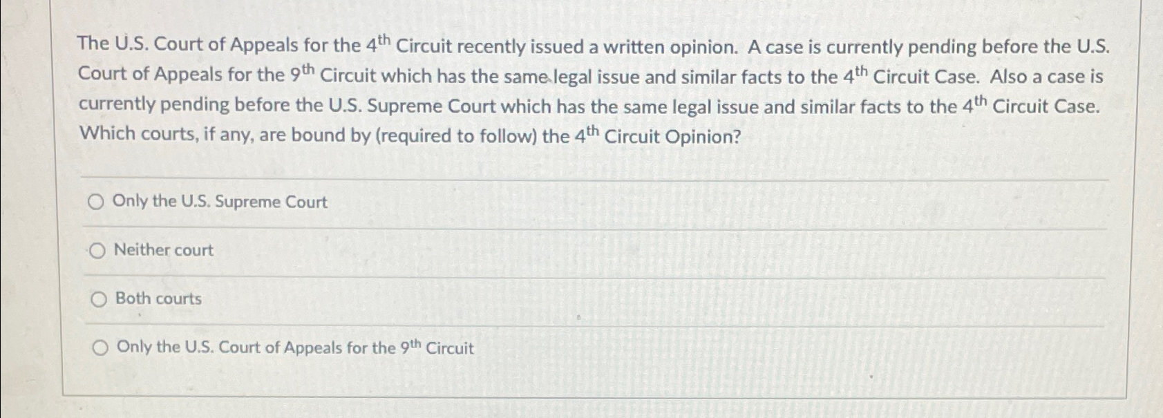 4th circuit court of clearance appeals opinions