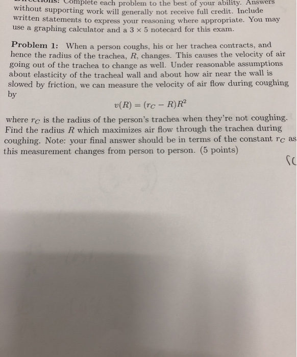 Solved 15. Complete each problem to the best of your | Chegg.com