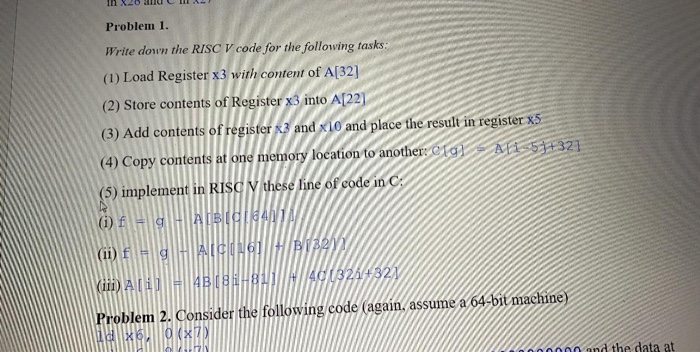Solved (ii) f = g - A[C[16) + B[321) (iii) A[i] 4B[8i-811 + | Chegg.com