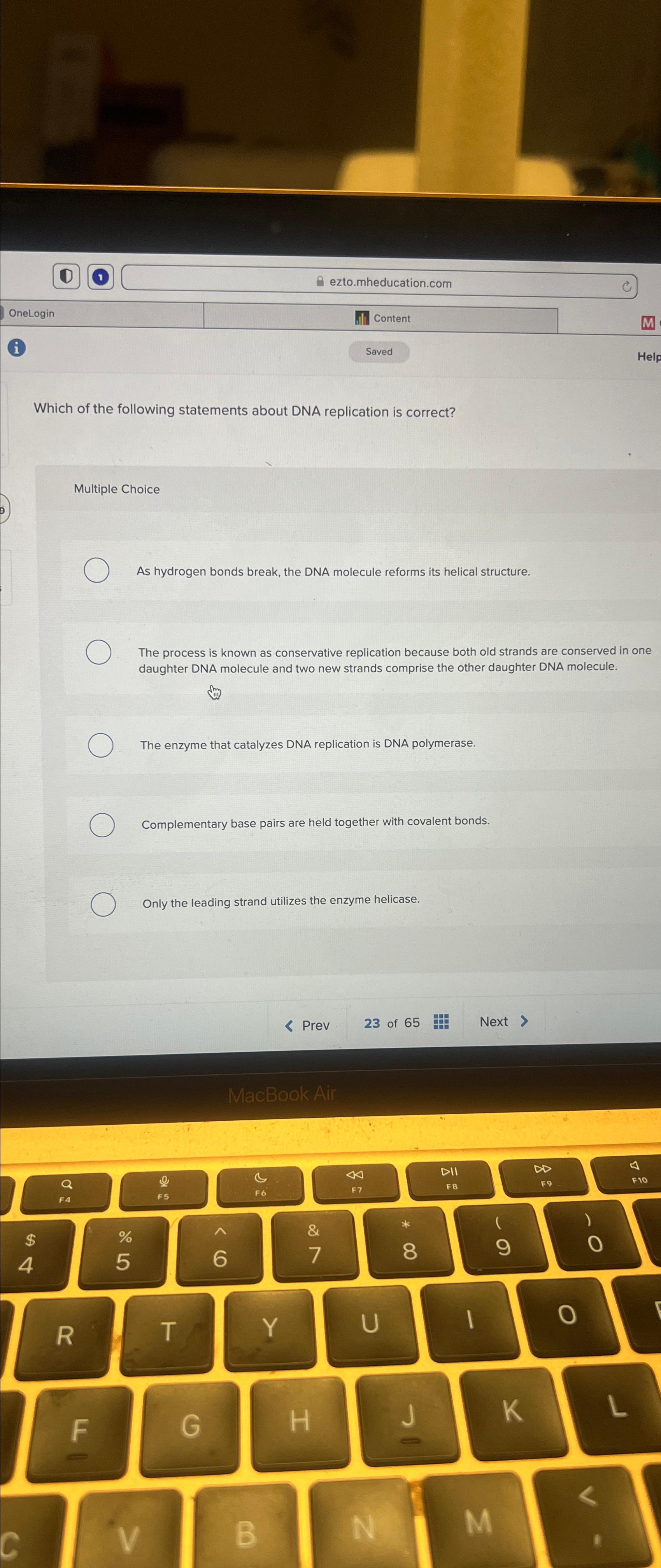 Solved Which of the following statements about DNA | Chegg.com