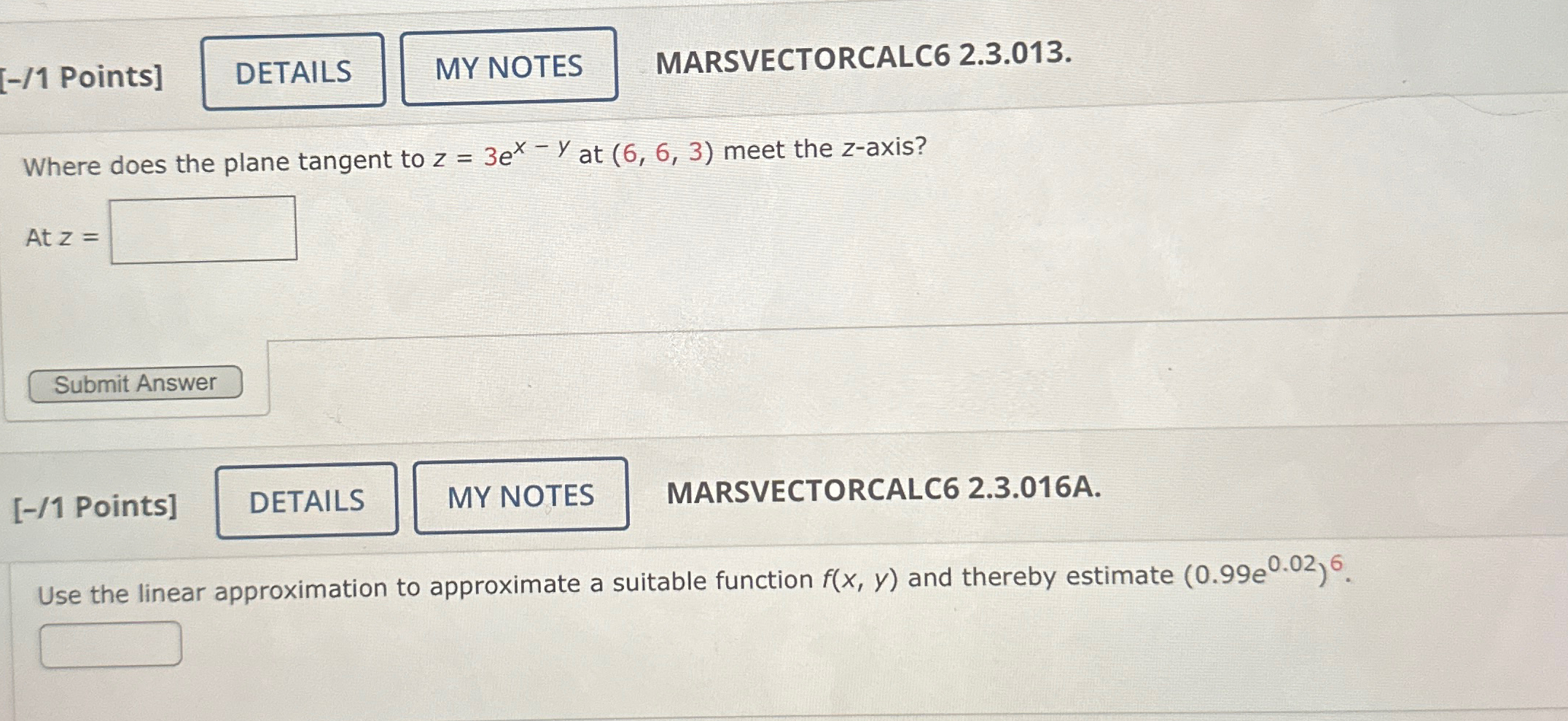 Solved 2.3(19,20)MARSVECTORCALC6 2.3.013.Where does the | Chegg.com