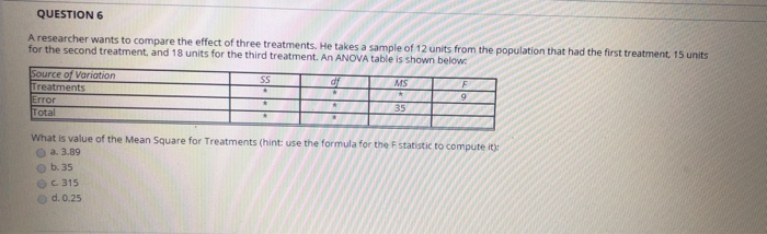 one way anova examples with solutions