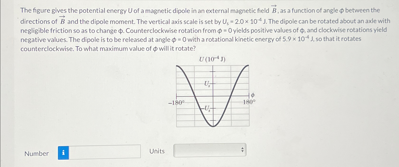 Solved The figure gives the potential energy U ﻿of a | Chegg.com