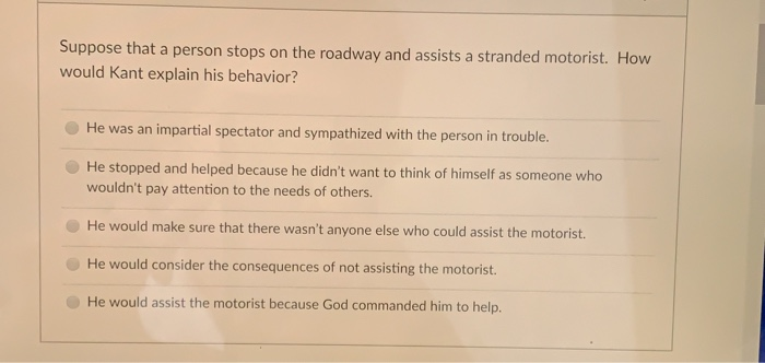Solved Suppose that a person stops on the roadway and | Chegg.com