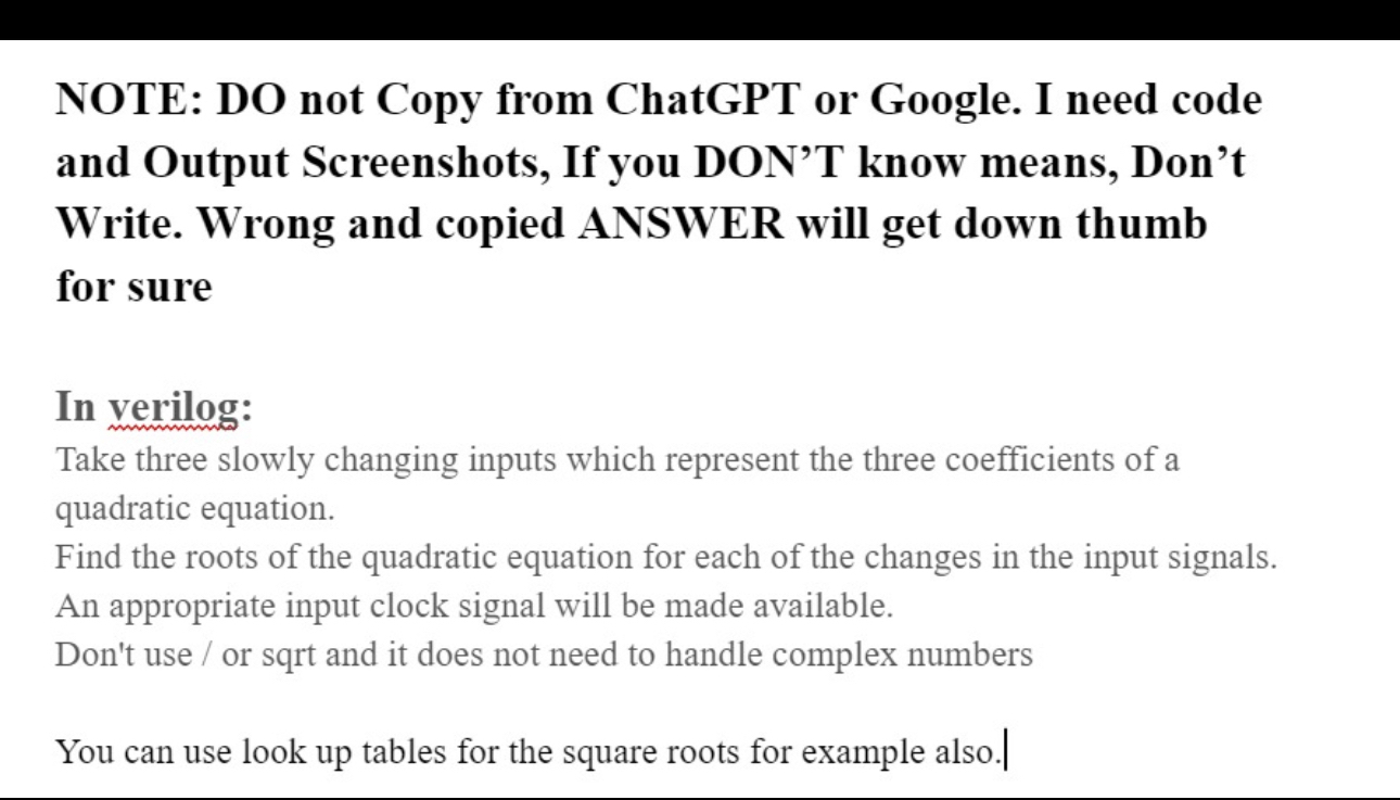 Solved NOTE: DO not Copy from ChatGPT or Google. I need code | Chegg.com