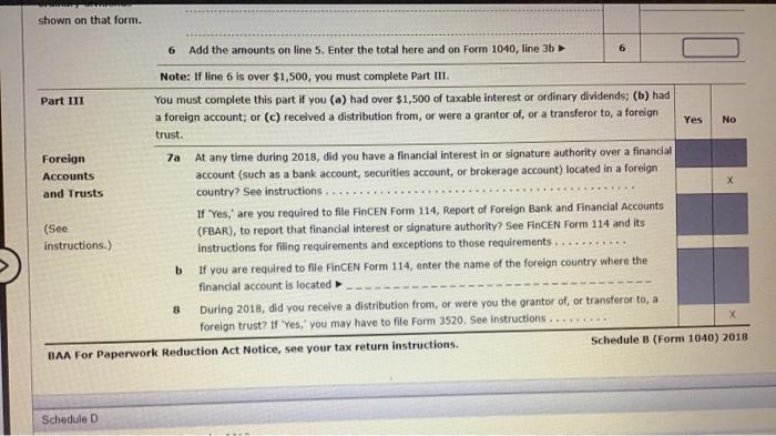 Solved: Instructions Form 1040 Schedule 1 Schedule 5 Sched... | Chegg.com