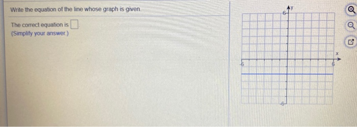 Solved Write the equation of the line whose graph is given. | Chegg.com