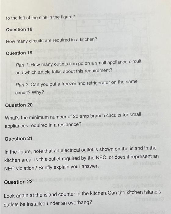 Electrical Circuit Requirements for Kitchens