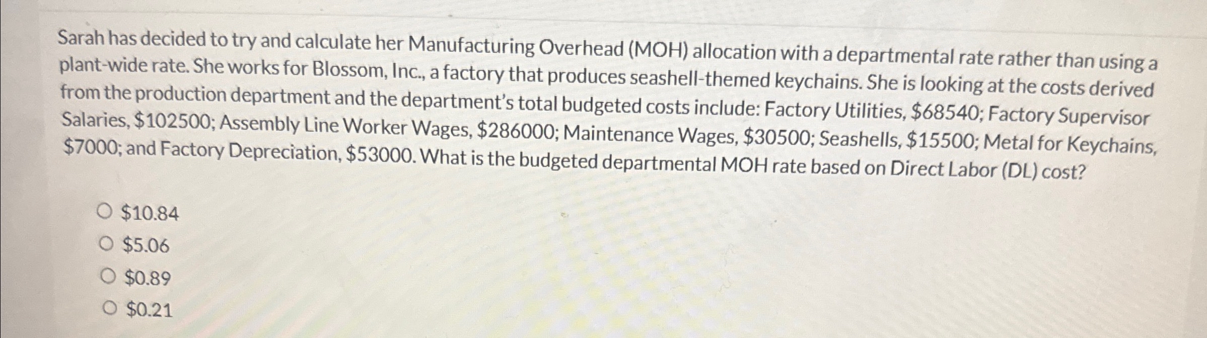 Solved Sarah has decided to try and calculate her | Chegg.com