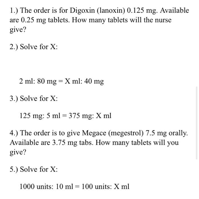 lanoxin 0 125mg