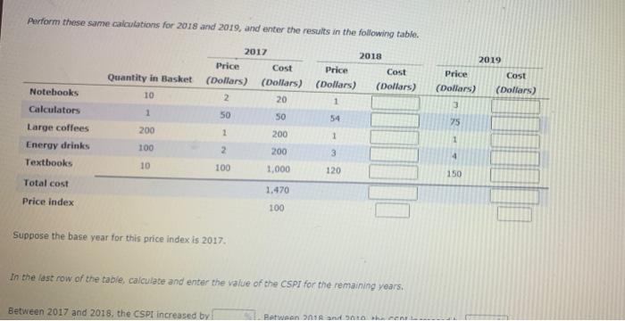 Solved could you please put the answers for the table shown | Chegg.com