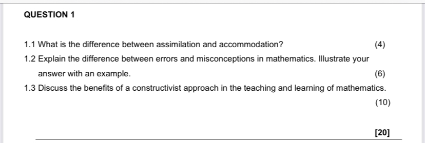 Solved QUESTION 11.1 ﻿What is the difference between | Chegg.com